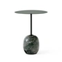 & Tradition - Lato Table d'appoint ronde Ø 40 cm, H 50 cm, deep green / verde alpi marbre