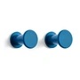 HAY - Bolt Patères, bleu (lot de 2)