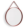 Hay - Strap Mirror No. 2, Ø 70 cm, rouge