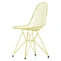 Vitra - Wire Chair DKR (H 43 cm), citron / sans housse, patins en feutre (basic dark)