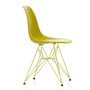 Vitra - Eames Plastic Side Chair DSR RE, citron / moutarde (patins en feutre basic dark)
