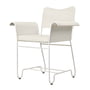 Gubi - Tropique Outdoor Dining Chair, classic white semi mat / Leslie Limonta (06)