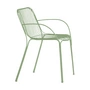 Kartell - Hiray Chaise avec accoudoirs, vert sauge