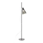 Kartell - K-Lux Lampadaire, diffuseur gris fumé / structure noire