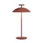 Kartell - Mini Geen-A Akku Lampe de table, brick red