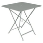 Fermob - Bistro Table pliante, 71 x 71 cm, gris lapilli