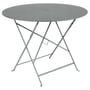 Fermob - Bistro Table pliante, ronde, Ø 96 cm, gris lapilli