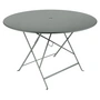 Fermob - Bistro Table pliante Ø 117 cm, gris lapilli