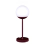 Fermob - Mooon! Lampe LED rechargeable, H 41 cm, cerise noire