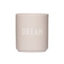 Design Letters - AJ Favourite Tasse en porcelaine, Dream / pastel beige
