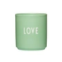 Design Letters - AJ Favourite Tasse en porcelaine, Love / green bliss