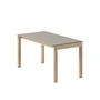 Muuto - Couple Table basse, 84 x 40 cm, 1 Plain, chêne / taupe