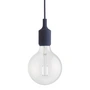 Muuto - Socket E27 Suspension LED, bleu nuit