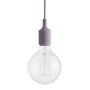 Muuto - Socket E27 Suspension LED, lilas poussiéreux
