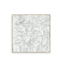 Studio Mykoda - SAHAVA Dune 2, 100 x 100 cm, blanc / cadre pin naturel