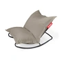 Fatboy - Rock 'n' Roll Lounge Chair, noir + Original Outdoor Sitzsack, grey taupe
