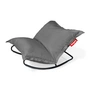 Fatboy - Rock 'n' Roll Lounge Chair, noir + Original Outdoor Sitzsack, rock grey