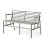 NINE - 19 Outdoors Dining Banc de jardin 125 x 75 cm, gris (RAL 120 70 05)