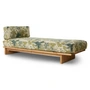 HKliving - Teak Outdoor Daybed, botanical