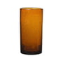 ferm Living - Oli Verre à eau, H 12 cm, recyclé ambre