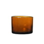 ferm Living - Oli Verre à eau, H 6 cm, recyclé ambre