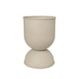 ferm Living - Hourglass Pot de fleurs moyen, Ø 41 x H 59 cm, cashmere