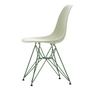 Vitra - Eames Plastic Side Chair DSR RE, galet / Eames Sea Foam Green (patins en plastique basic dark)