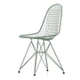 Vitra - Wire Chair DKR (H 43 cm), Eames Sea Foam Green / sans revêtement, patins en plastique (basic dark)