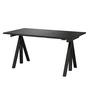String - Works Bureau, noir, plateau 140 x 78 cm