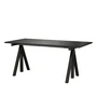 String - Works Bureau, noir, plateau 160 x 78 cm