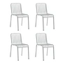 HAY - Palissade chaise, hot galvanised (set de 4)