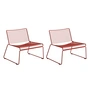 HAY - Hee Lounge Chair , rouille (set de 2)