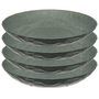 Koziol - CLUB PLATE Assiette creuse, Ø 22 cm, nature ash grey (set de 4)