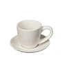 Broste Copenhagen - Nordic Vanilla Tasse à espresso avec soucoupe, 5 cl