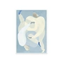 The Poster Club - Hold You - Blue de Sofia Lind, 50 x 70 cm