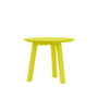 OUT Objekte unserer Tage - Meyer Color Table basse Medium H 45 cm, frêne laqué, jaune soufre