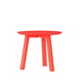 OUT Objekte unserer Tage - Meyer Color Table basse Medium H 45 cm, frêne laqué, rouge vif