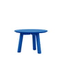 OUT Objekte unserer Tage - Meyer Color Table basse Medium H 35 cm, frêne laqué, bleu berlinois