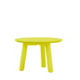 OUT Objekte unserer Tage - Meyer Color Table basse Medium H 35 cm, frêne laqué, jaune soufre