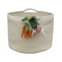 Lorena Canals - Panier de rangement, Veggies, naturel / orange