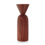 applicata - Shape Cone Vase, chêne fumé