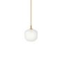 Muuto - Rime Lampe suspendue Ø 18 cm, opale / orange