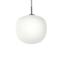 Muuto - Rime Lampe suspendue Ø 45 cm, opale / deep red