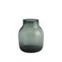 Muuto - Silent Vase, Ø 11 cm, vert foncé