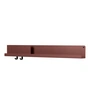 Muuto - Tablettes pliées 96 x 13 cm, rouge profond