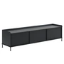 Muuto - Enfold Sideboard , 186 x 48 cm, noir / anthracite