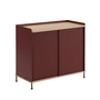 Muuto - Enfold Sideboard 95 x 84 cm, chêne / deep red