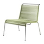 FDB Møbler - M20L Teglgård Fauteuil Lounge Outdoor, cordelette verte