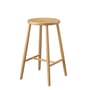 FDB Møbler - J27C Tabouret de bar, hêtre naturel