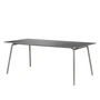 FDB Møbler - M21 Teglgård Table de jardin, 90 x 180 cm, grise
